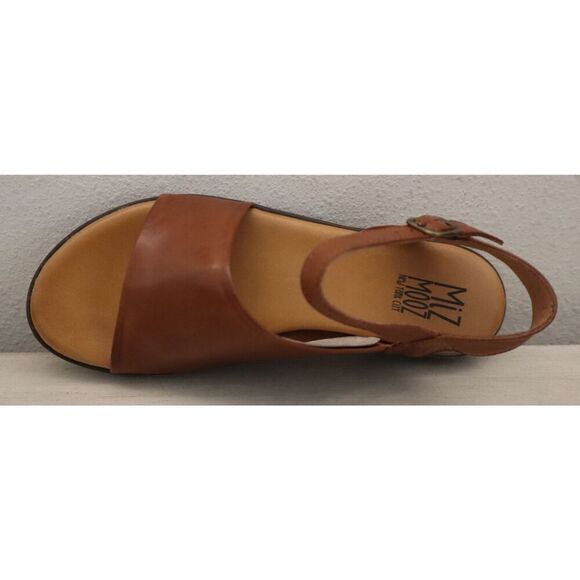 Miz Mooz Women's Sz EUR 37 US 6.5-7 Brown Delphina European Leather Sandals - Picture 5 of 12